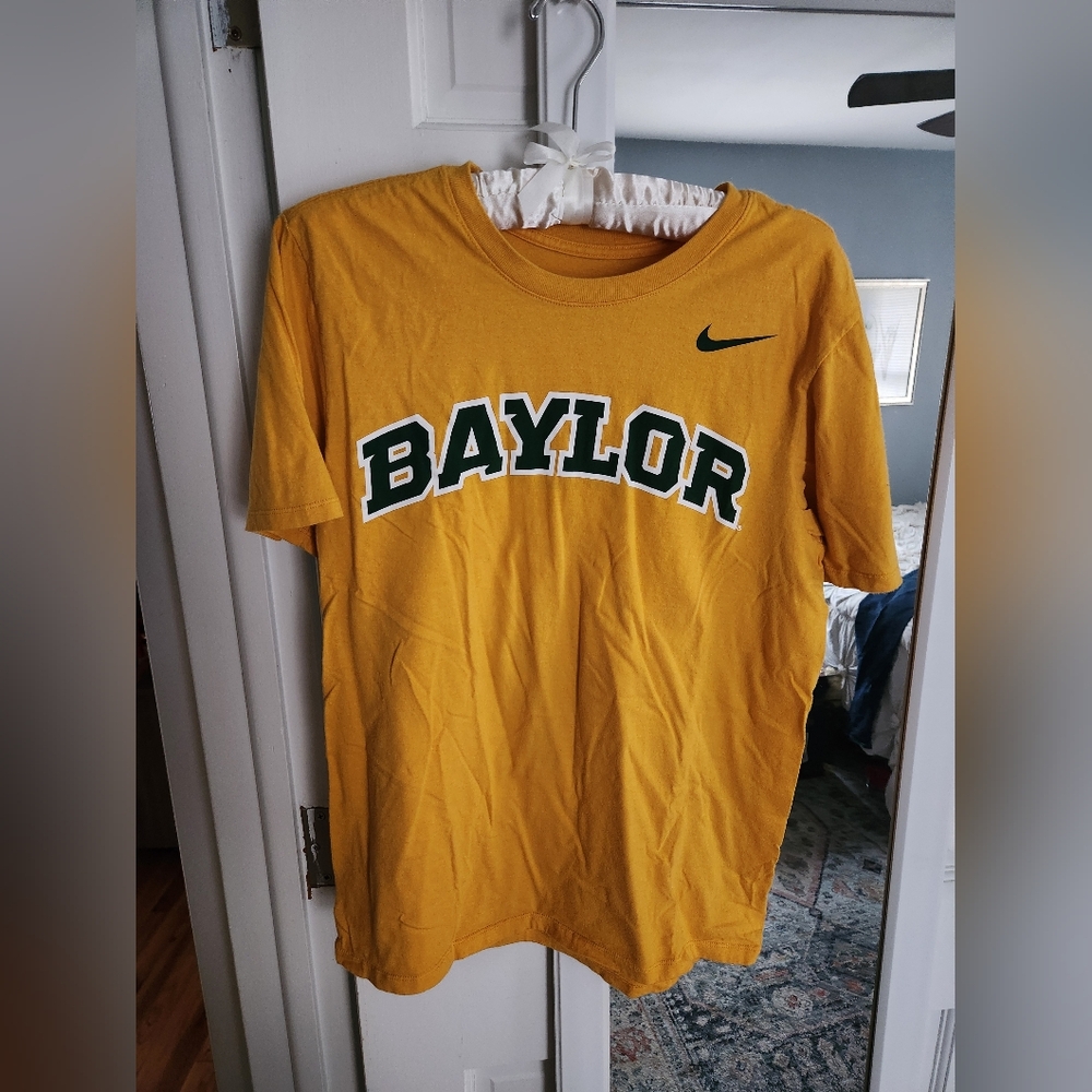 Nike, Baylor University, Medium, Unisex, Gold T-Shirt